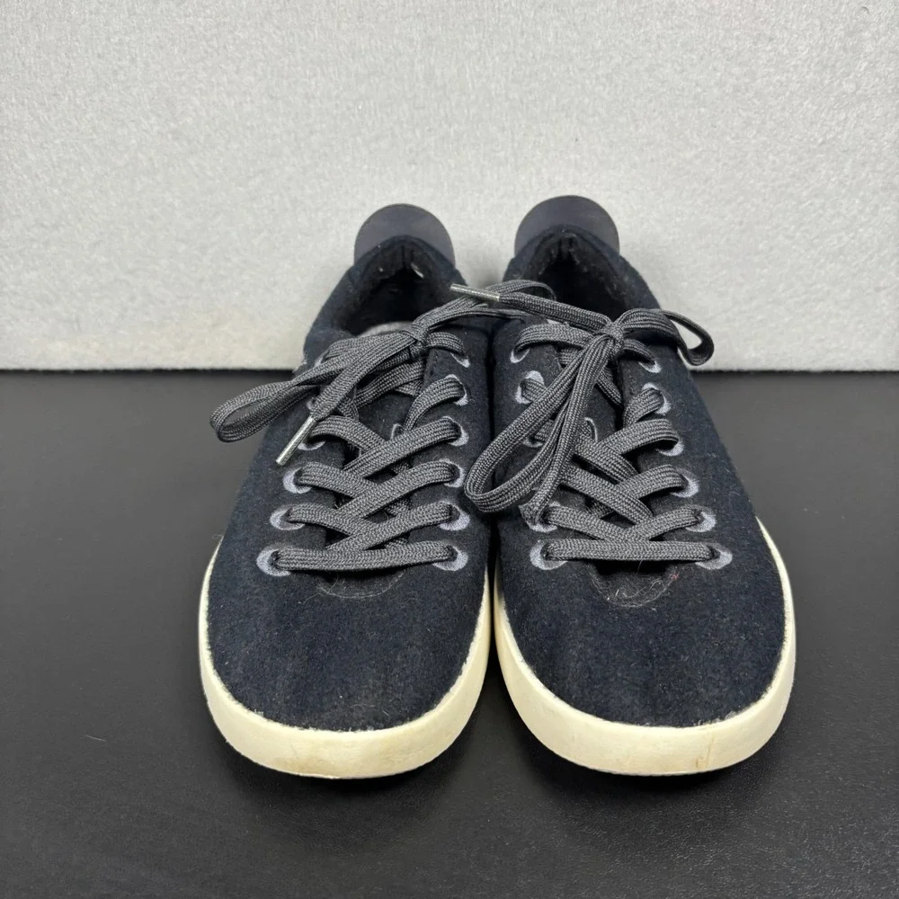 Allbirds Wool Pipers Black Sneakers Womens Size 9 Low Top Comfort Shoes WP W9